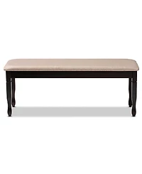 Corey Modern and Contemporary Fabric Upholstered Dining Bench