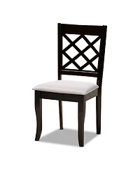 Selby Modern and Contemporary Fabric Upholstered 5 Piece Dining Set