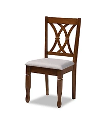 Leon Modern and Contemporary Fabric Upholstered 5 Piece Dining Set