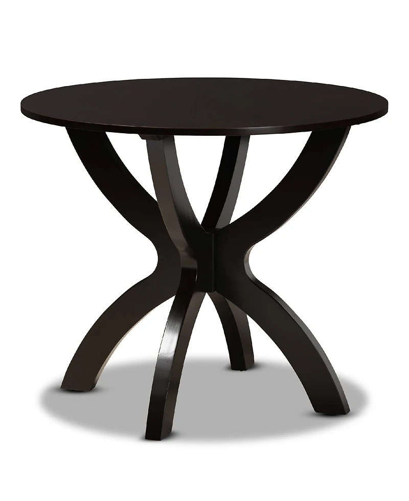Sandra Modern and Contemporary Fabric Upholstered 5 Piece Dining Set