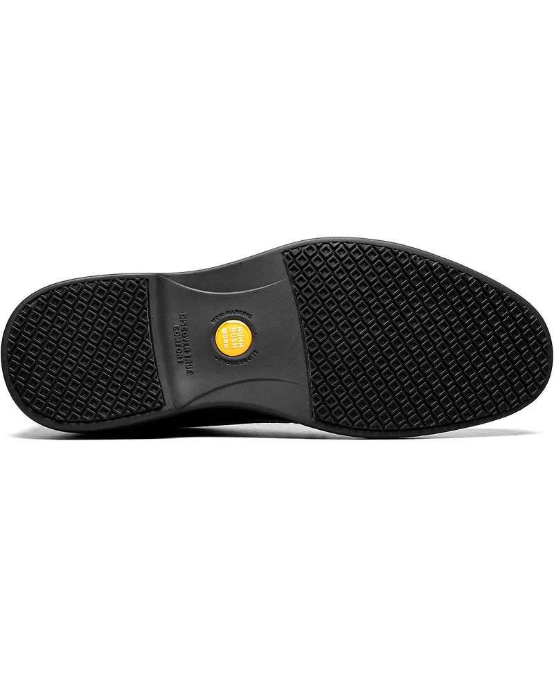 Nunn Bush Men's Wade Moc Toe Slip-On Slip Resistant Loafer