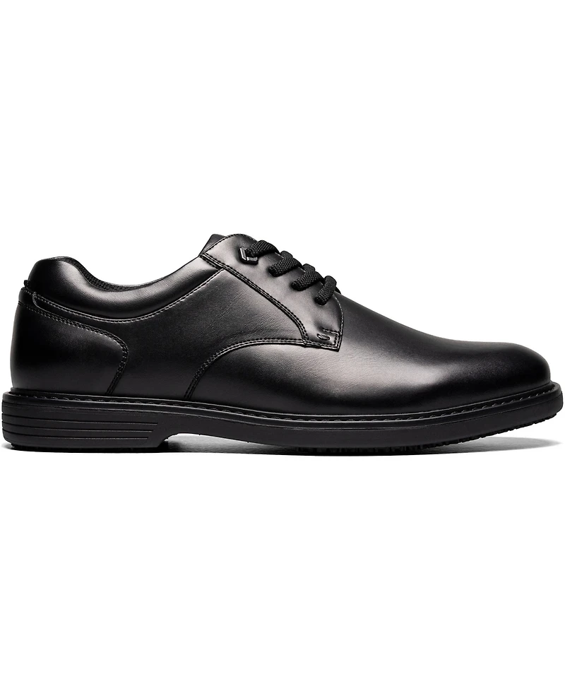 Nunn Bush Men's Wade Plain Toe Slip Resistant Oxford