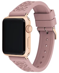 Coach Pink Rubber Apple Watch Strap 38/40/41mm