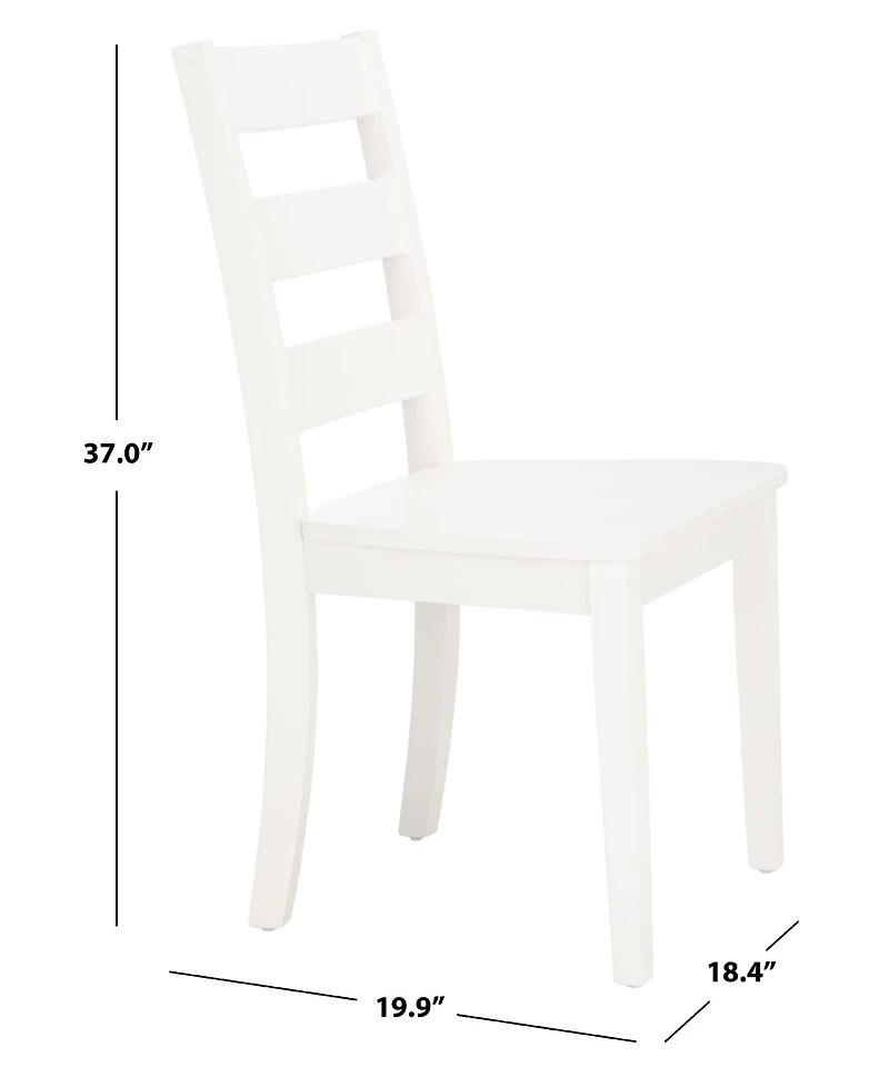 Silio Ladder Back Dining Chair, Set of 2