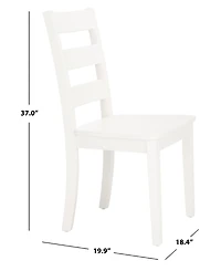 Silio Ladder Back Dining Chair, Set of 2