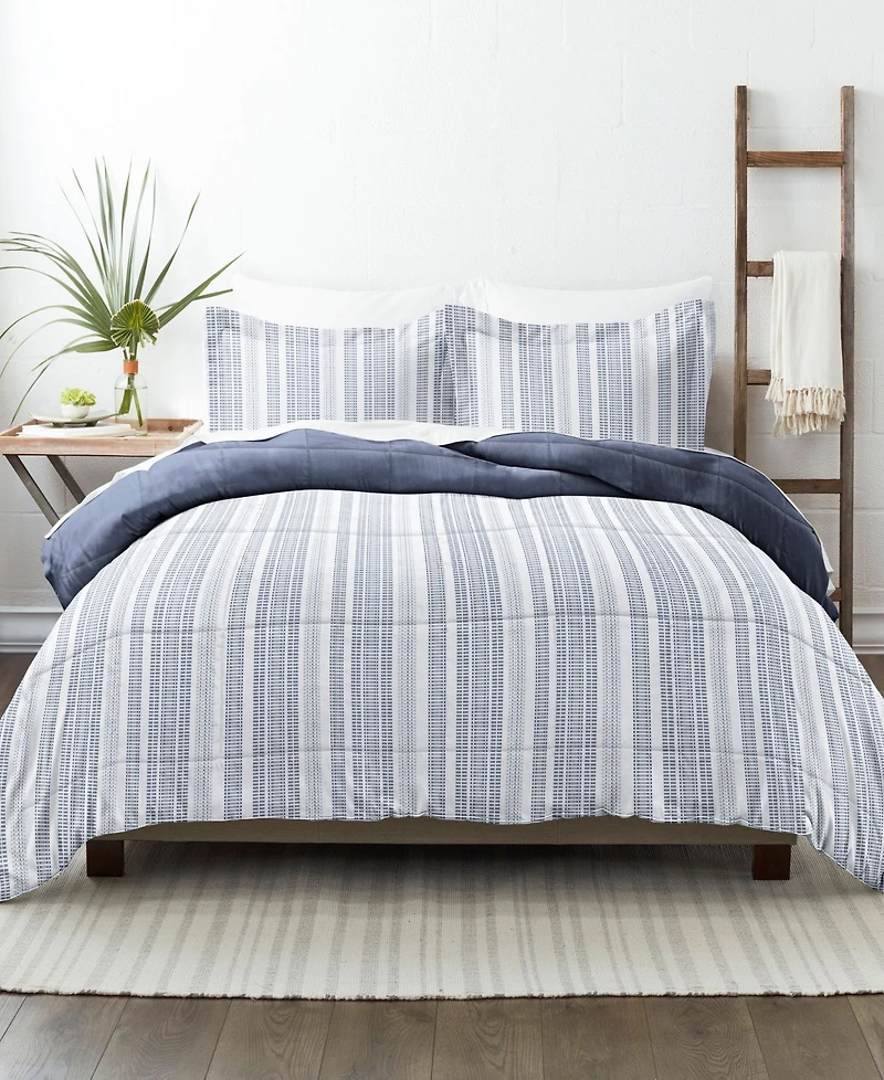 ienjoy Home Farmhouse Dreams Reversible 3-Pc. Comforter Set, King/California King