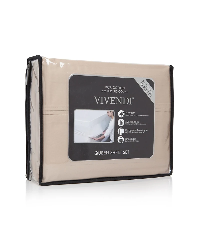 Vivendi 4 Piece Sheet Set, Queen