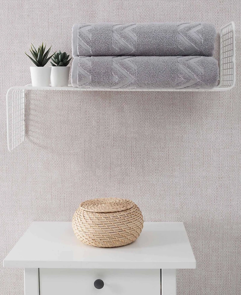 Ozan Premium Home Turkish Cotton Sovrano Collection Luxury 2-Pc. Bath Towel Set