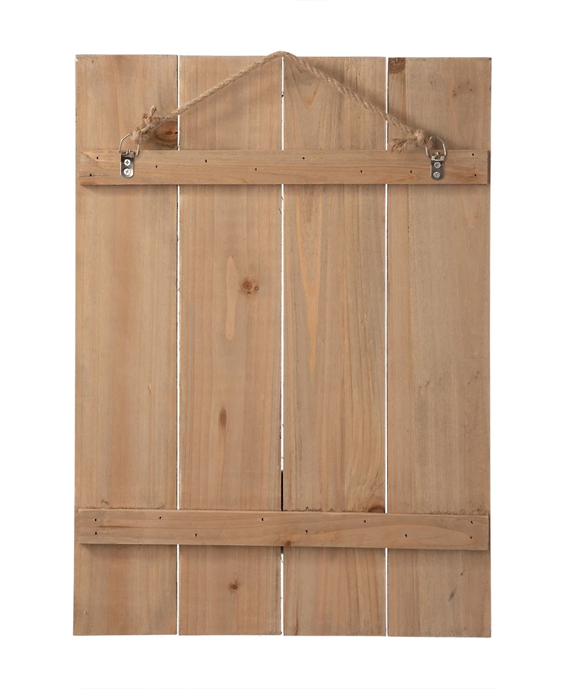 Glitzhome 18"H Easter Wooden Bunny Wall Decor