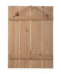 Glitzhome 18"H Easter Wooden Bunny Wall Decor