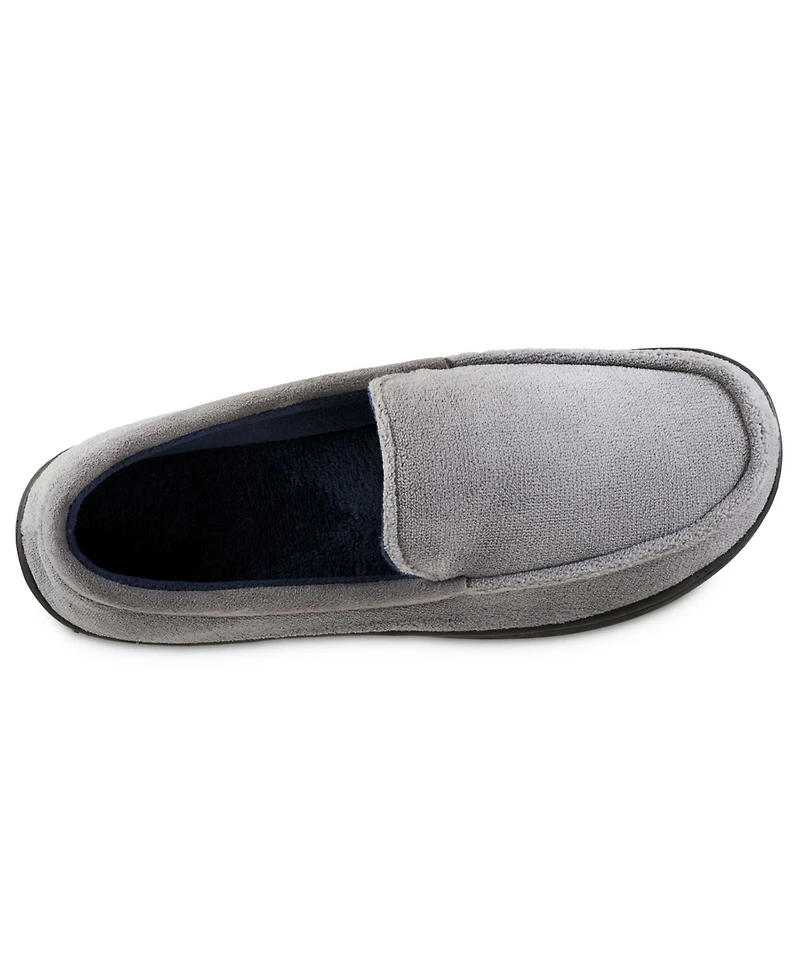 Isotoner Men's Microterry Jared Moccasin Slippers
