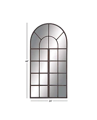 Brown Traditional Metal Wall Mirror, 48 x 24