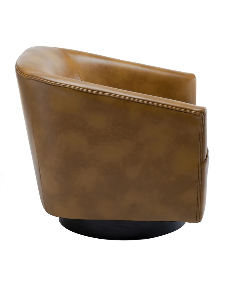 Gaven Wood Base Swivel Chair