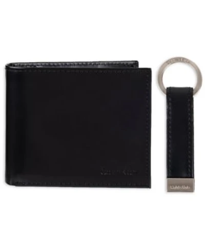 Calvin Klein Mens Leather Rfid Wallet Collection