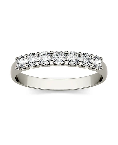 Moissanite Anniversary Band 3/8 ct. t.w. Diamond Equivalent in 14k White Gold