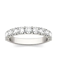Moissanite Anniversary Band 1-1/10 ct. t.w. Diamond Equivalent 14k White or Yellow Gold