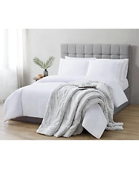 Christian Siriano Snow Leopard Luxury Faux-Fur Throw, 60" x 70"