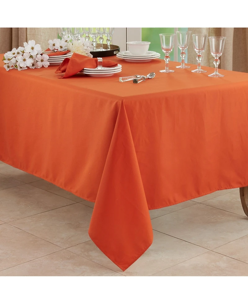 Saro Lifestyle Everyday Design Solid Color Tablecloth