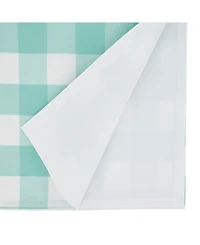 Saro Lifestyle Buffalo Plaid Cotton Blend Table Runner, 72" x 16"
