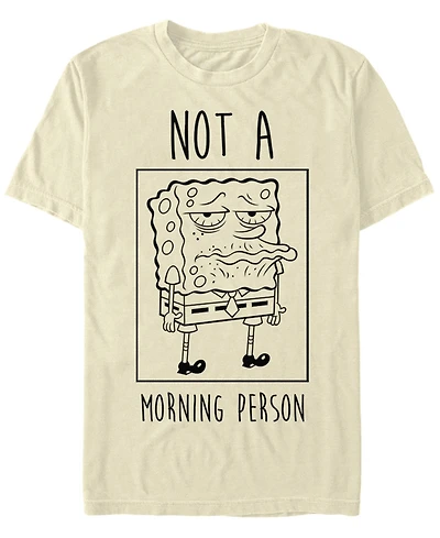Fifth Sun Men's Not A Morning Person Short Sleeve Crew T-shirt