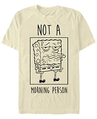 Fifth Sun Men's Not A Morning Person Short Sleeve Crew T-shirt
