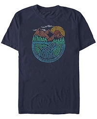 Fifth Sun Men's Nature Run Short Sleeve Crew T-shirt
