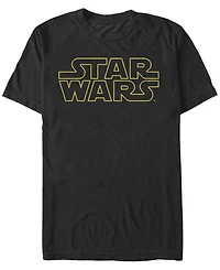 Fifth Sun Men's Lined Logo Short Sleeve Crew T-shirt