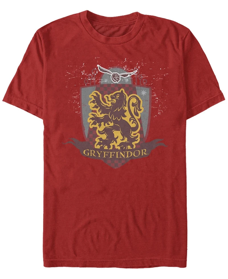 Fifth Sun Men's Gryffindor Quidditch Short Sleeve Crew T-shirt