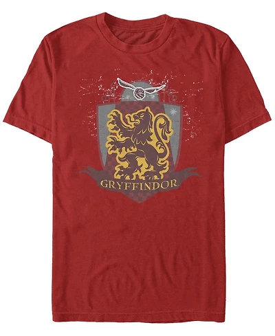 Fifth Sun Men's Gryffindor Quidditch Short Sleeve Crew T-shirt