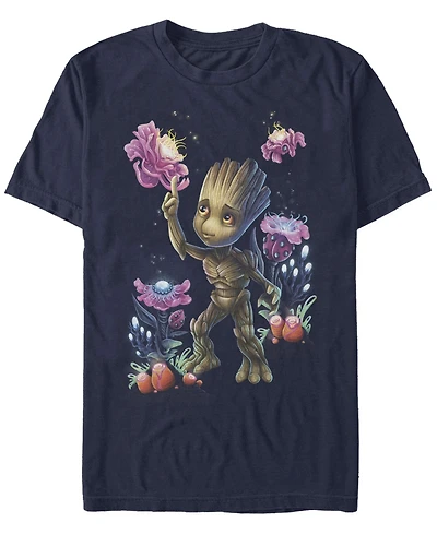 Fifth Sun Men's Groot Plants No Background Short Sleeve Crew T-shirt