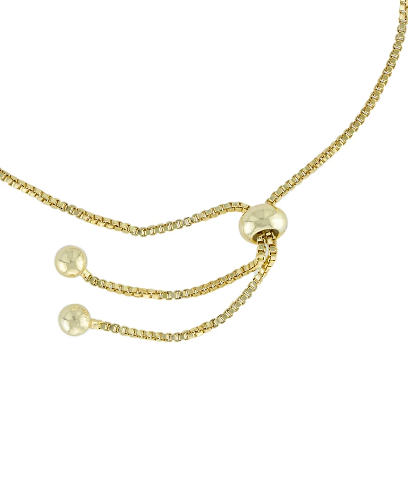 Multi color Glass Guardian Eye Adjustable Bracelet Gold or Silver Plated