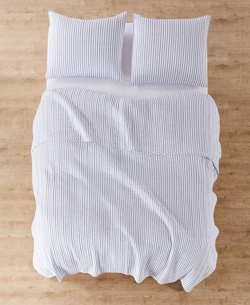 Levtex Tobago Stripe Reversible 3-Pc. Quilt Set