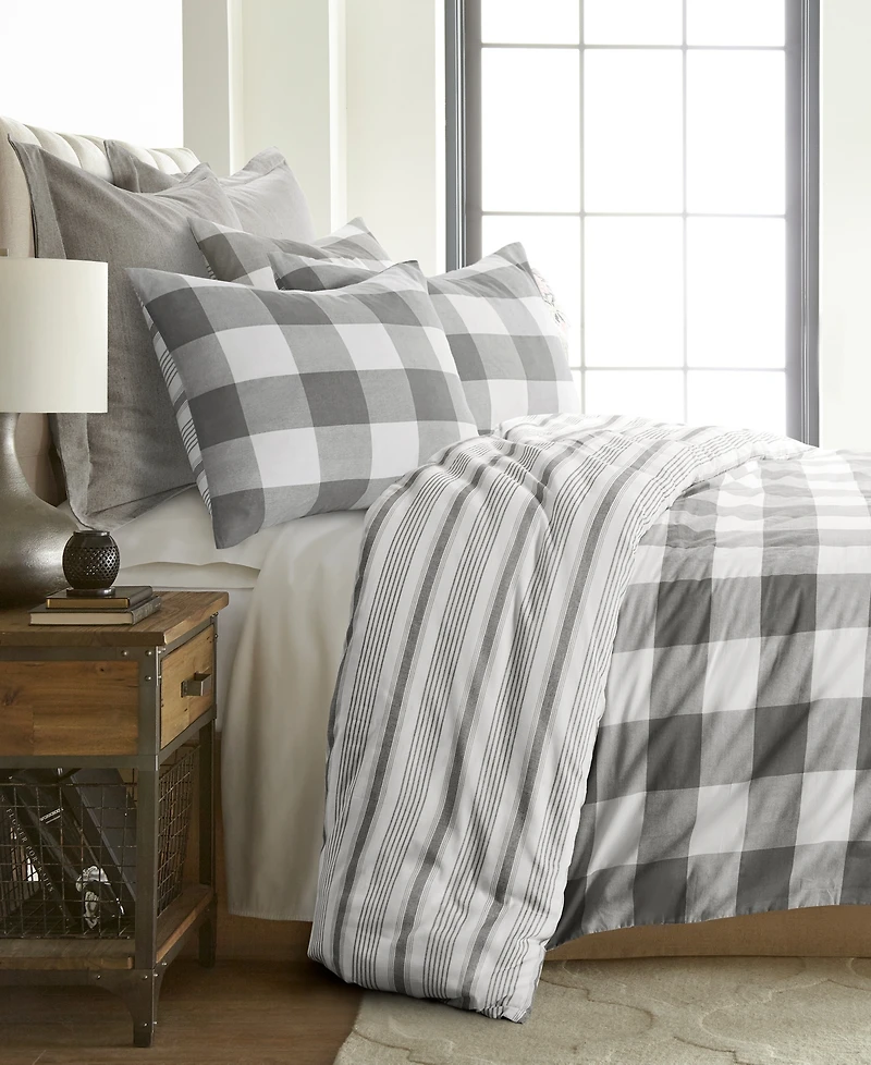 Levtex Camden Buffalo Check 2-Pc. Duvet Cover Set, Twin/Twin Xl