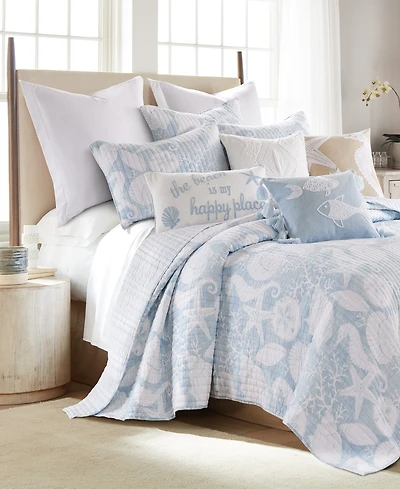 Levtex Stillwater Coastal Shore 3-Pc. Quilt Set