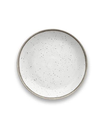 Abode Homewares Retreat Pottery White Salad 8.5" Set of 6