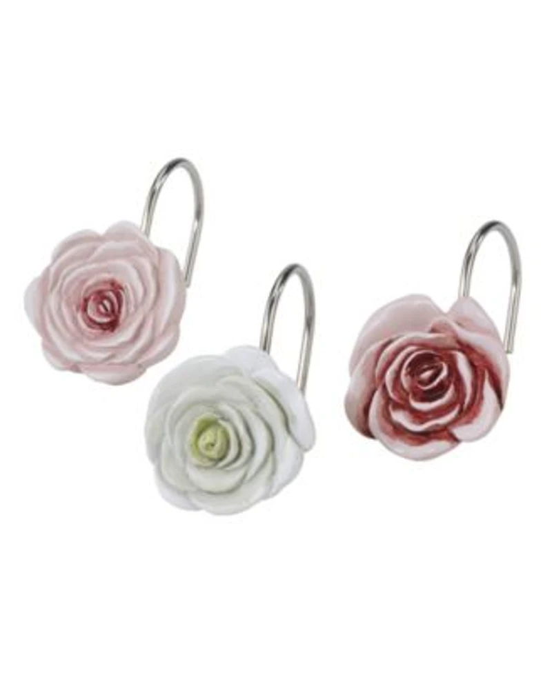 Avanti Spring Garden Peony Resin Bath Accessories
