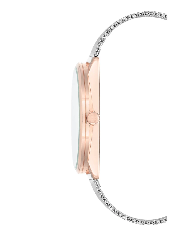 Nine West Women's Two-Tone Mesh Bracelet Watch 40mm
