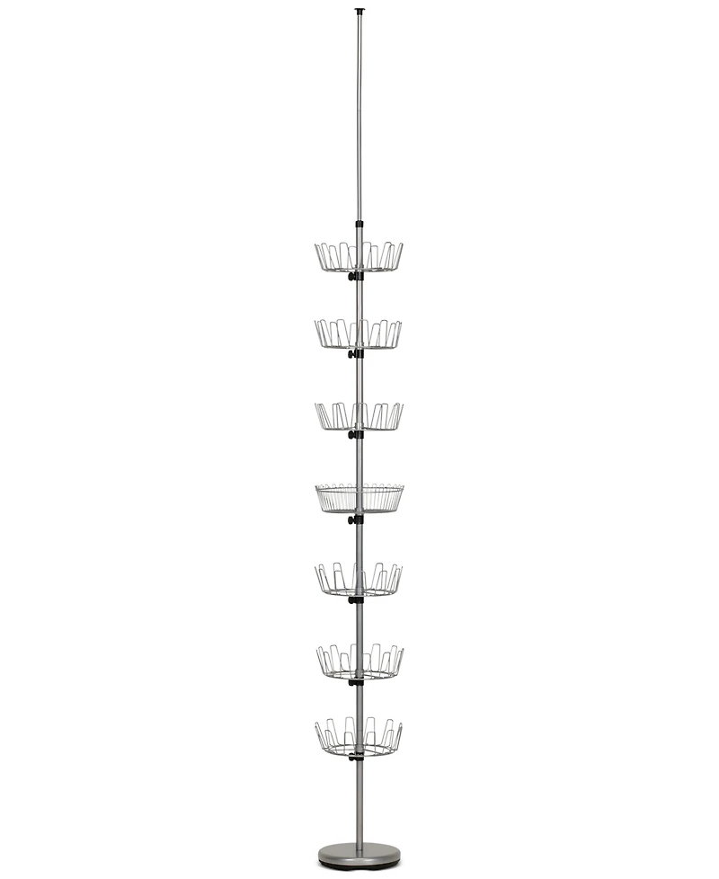 Household Essentials Floor-to-Ceiling Revolving Shoe Tree