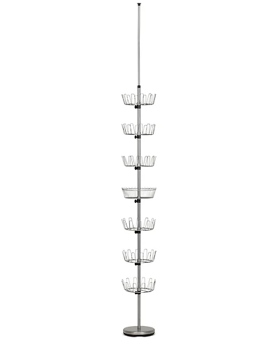 Household Essentials Floor-to-Ceiling Revolving Shoe Tree