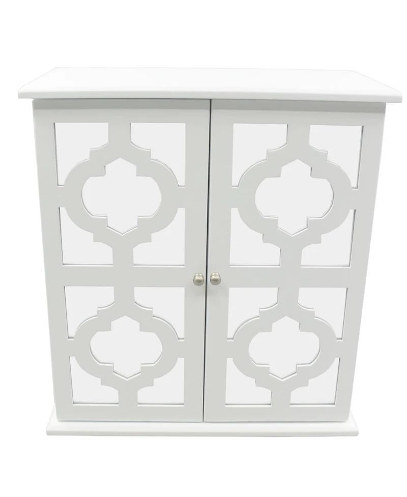 Pko Inc. Modern Mirrored Door Jewelry Box