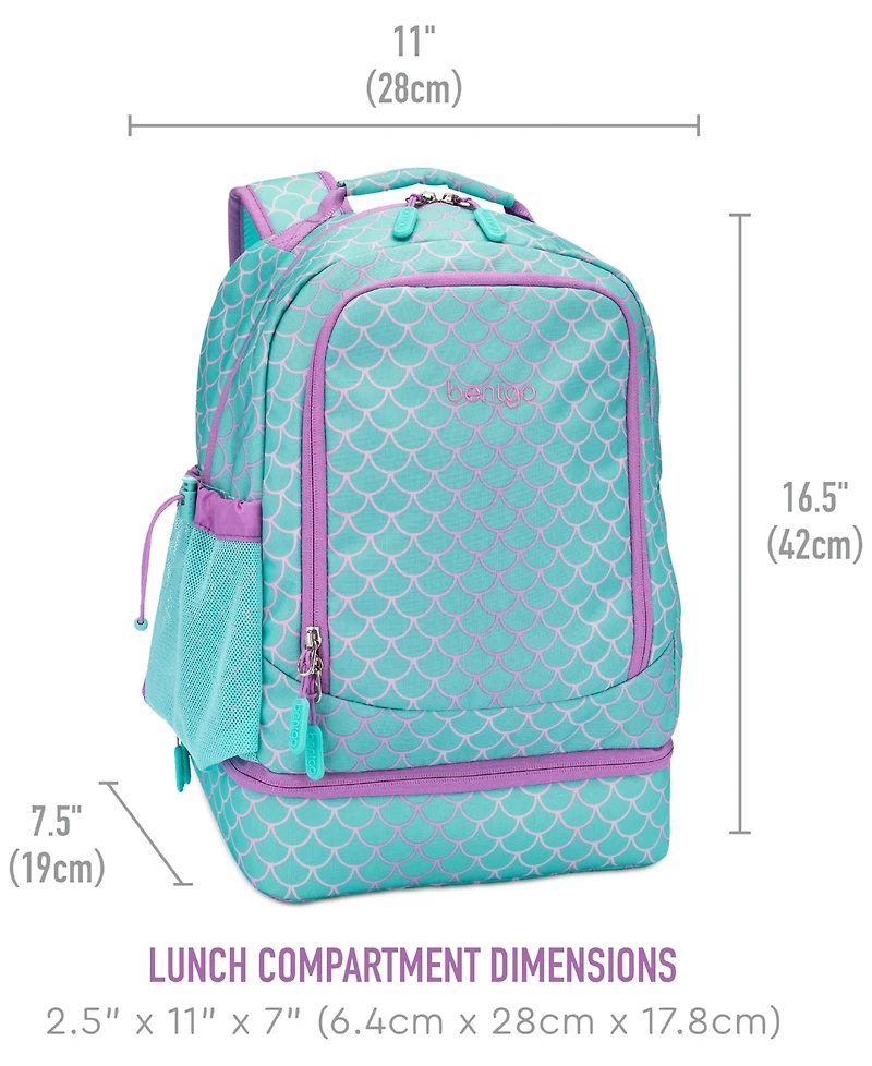 Bentgo Kids Prints 2-in-1 Backpack & Insulated Lunch Bag