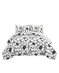 Lush Decor Scandinavian Floral 3 Piece Quilt Set