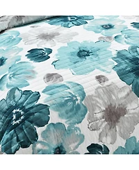 Lush Decor Leah 3 Piece Quilt Set, Full/Queen