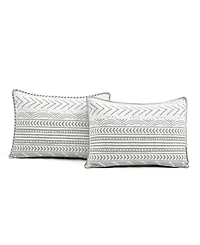 Lush Decor Hygge Geo 3 Piece Quilt Set, King