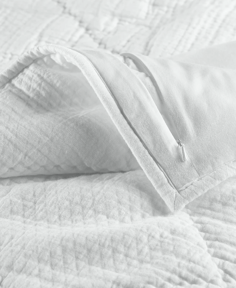 Hotel Collection Dobby Diamond 2-Pc. Sham Set, European, Exclusively at Macy's