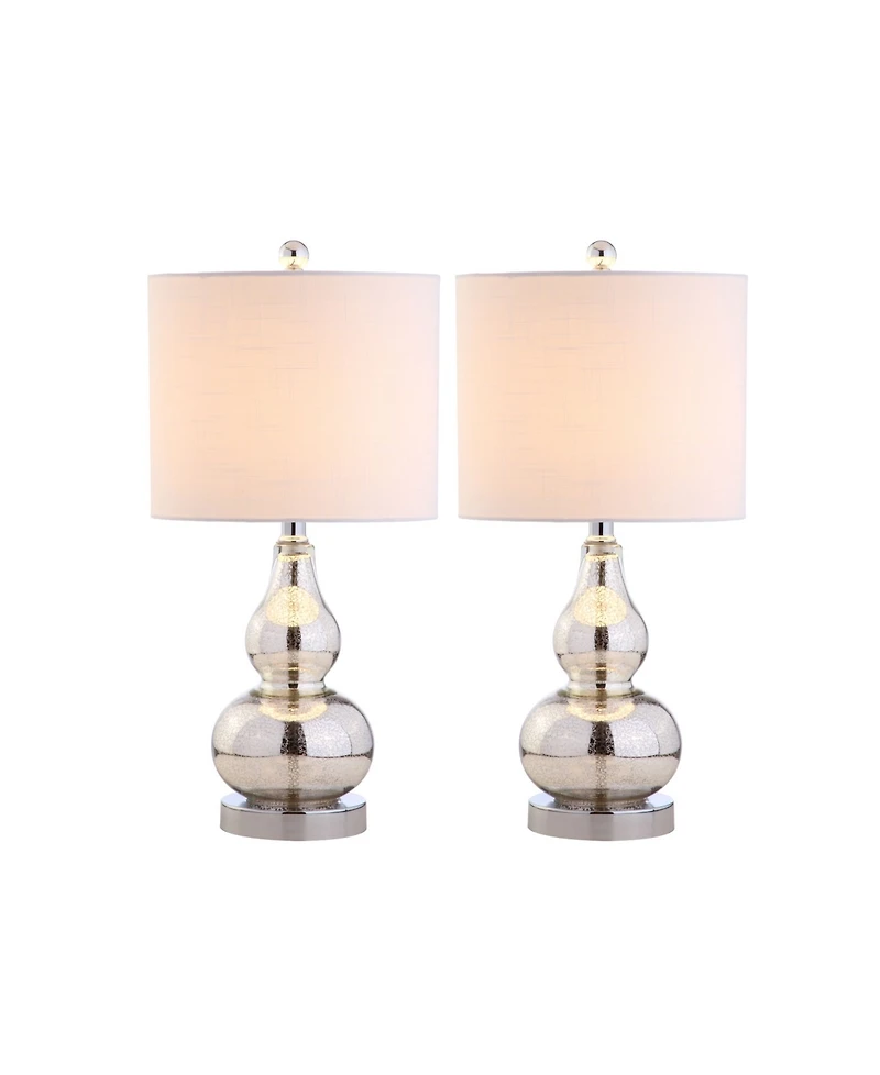 Anya Mini Glass Table Lamp, Set of 2