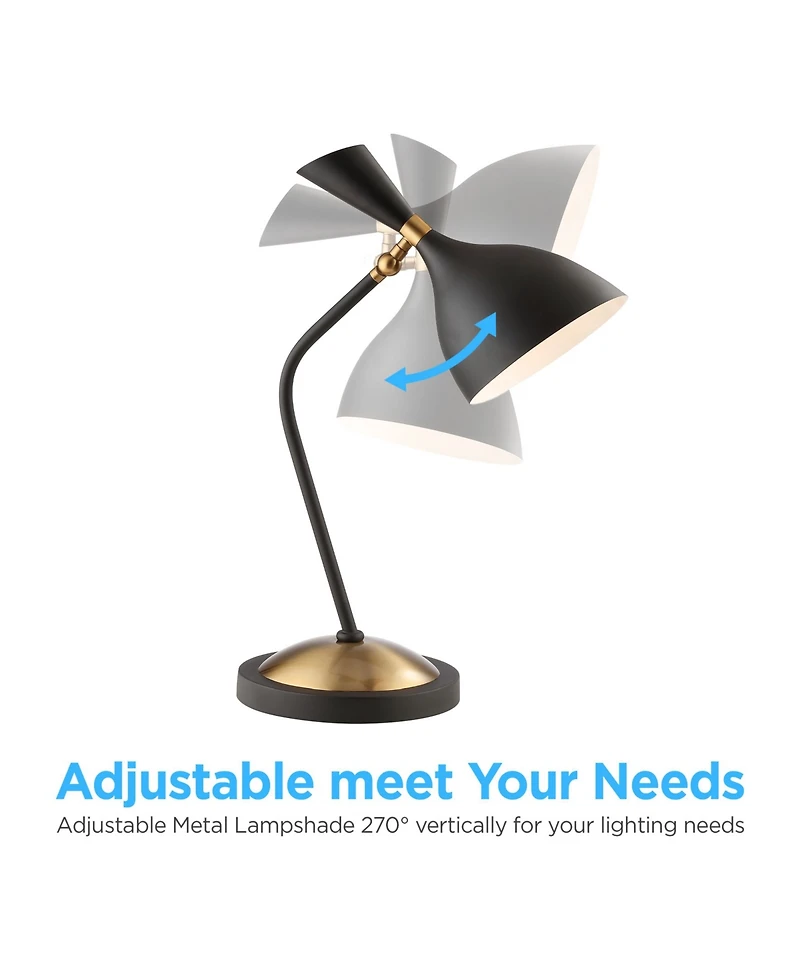 Albert Iron Retro Mid-Century Led Table Lamp