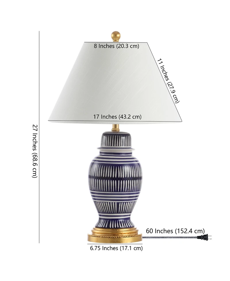 Reed Modern Coastal Led Table Lamp