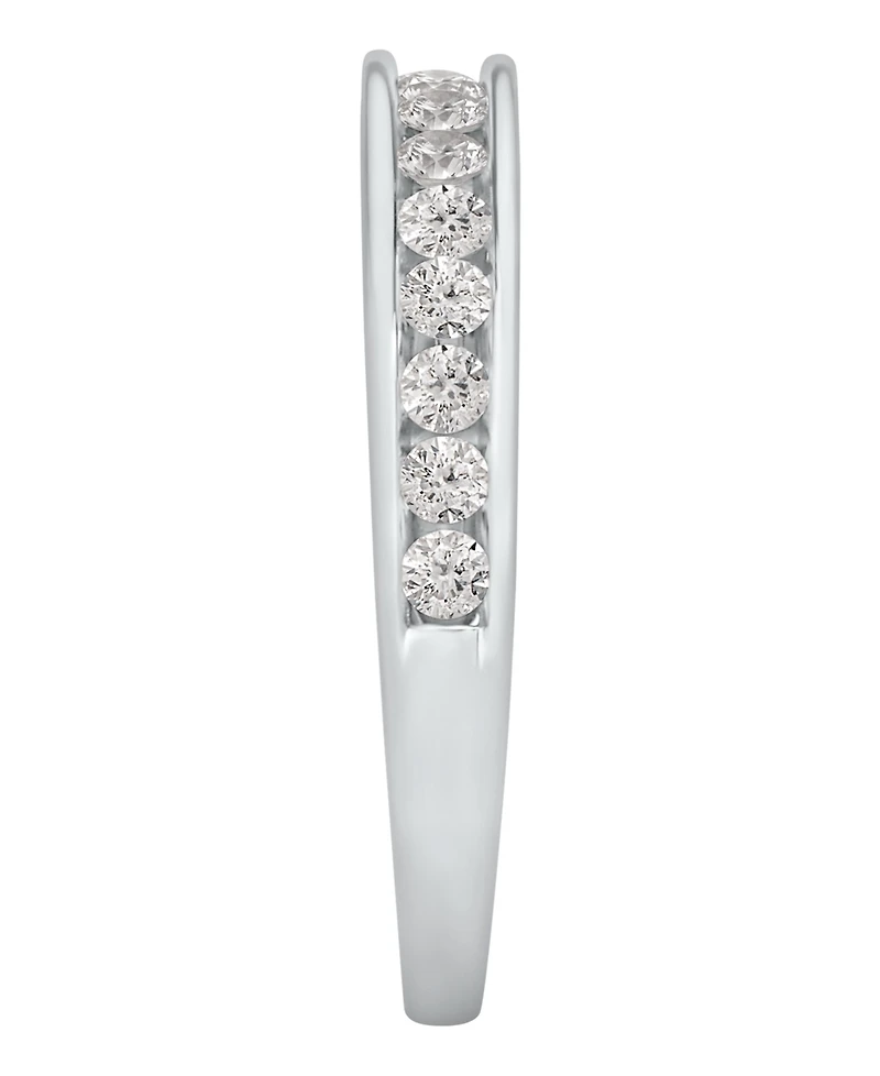 Certified Diamond Channel Band (1/2 ct. t.w.) 14K White Gold or Yellow