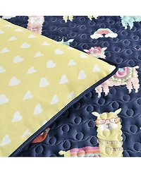 Lush Decor Kids Southwest Llama Cactus 4-Pc. Quilt Set, Full/Queen
